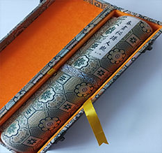 泸定书画装裱案例